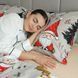 Комплект постільної білизни Фланель/Байка - &laquo;Новорічні пригоди з бежевим&raquo;, сімейний, 50x70 2шт, без резинки 6061700 фото 6