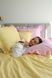 Комплект постільної білизни Ранфорс з рюшами - &laquo;Рожева та жовта клітинка&raquo;, 50x70 2шт, 1,5 спальний, без резинки 606900 фото 4