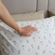 Комплект постільної білизни Ранфорс - &laquo;Ехінацея з бежевим&raquo;, 1,5 спальний, 50x70 2шт, без резинки 71511000 фото 2