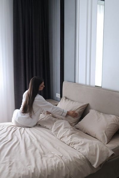 Комплект постільної білизни Бязь Gold Lux - &laquo;Крем&raquo; 62100 фото
